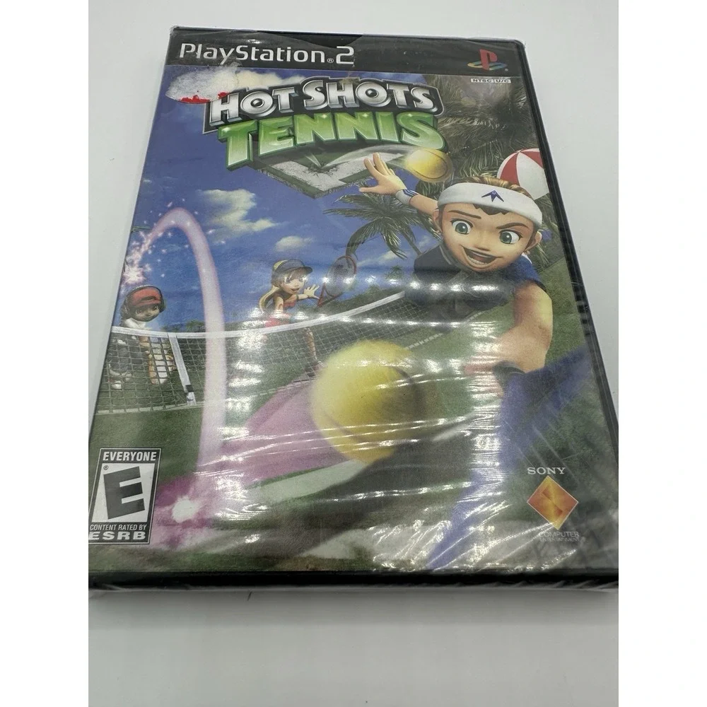Hot Shots Tennis PS2 Sony PlayStation 2 Black Label Shrink Wrapped NTSC - New